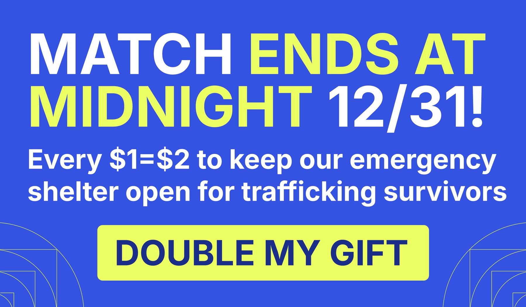 End of year giving - last day